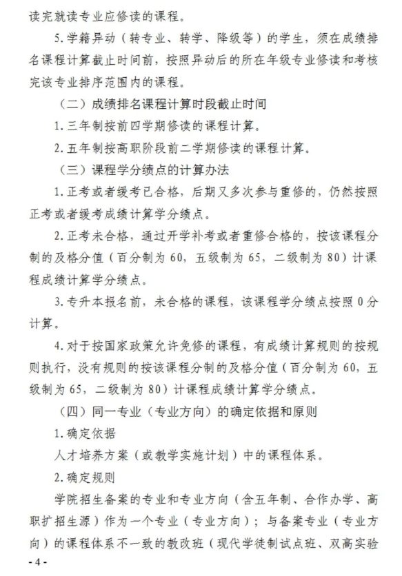 四川建筑职业技术学院2024统招专升本成绩排名规则(图5)