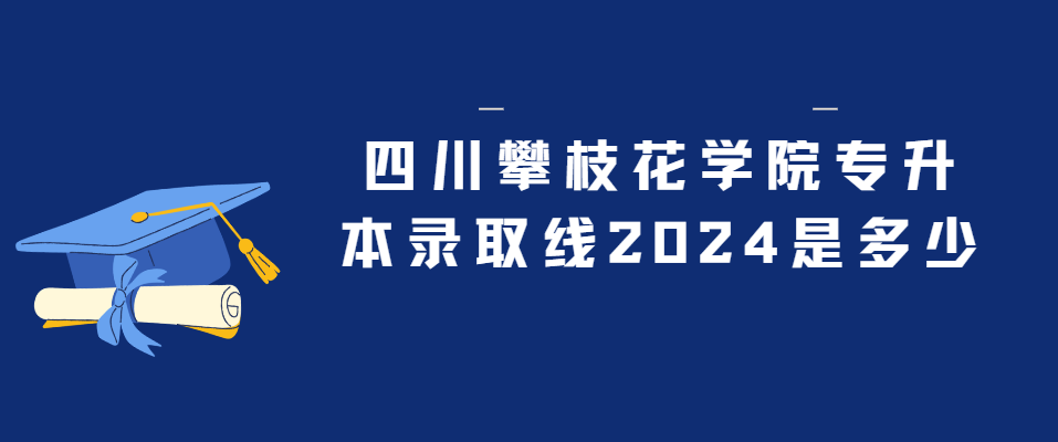 四川攀枝花学院专升本录取线2024是多少(图1)